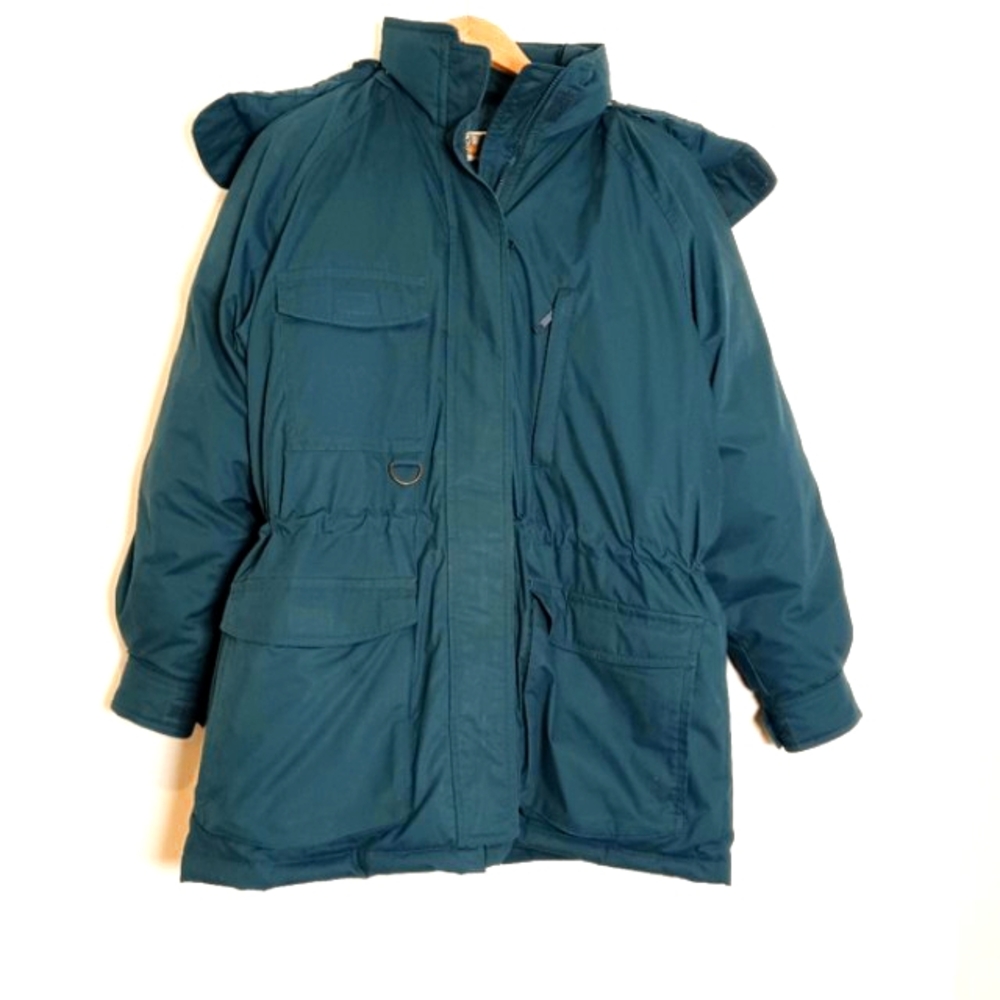 Vtg Eddie Bauer Snowline Goose Down Jacket Coat Anorak Parka Medium